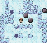 Waterfall is in Ice Path in Crystal