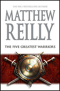 I'm waiting for The Five Greatest Warriors by Matthew Reilly, it's a part of The Jack West Jr series 