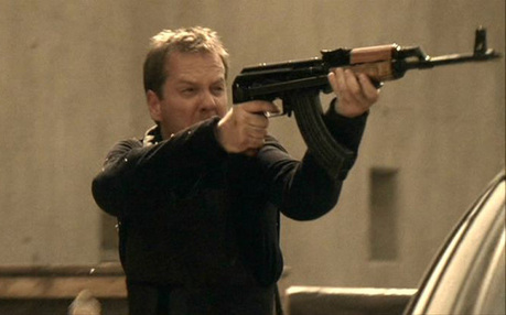  JACK BAUER?! Oh please. The hottest person to ever roam the face of the planet, that's who! I think