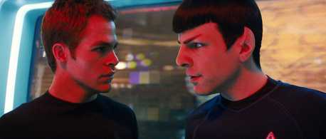  no! Spock is not hot he is witty he is the sidekick and Kirk is the super hero ;p