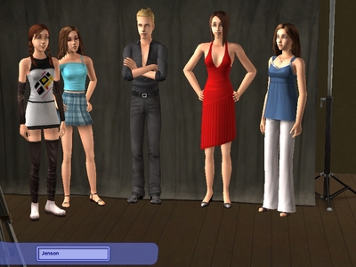  playing sims lolz it is lolz it is awsome especcially because u can make there life watever te wa