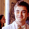  Chuckles smiling genually at Blair! *in love*