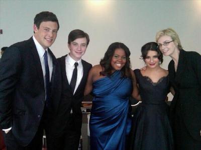  omg look how pretty the cast (jane, cory, chris, amber and lea) look at the HRC gala: