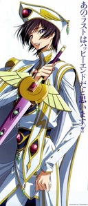  Also, Emperor Lelouch's look, which is different than 前 emperor styles in the series. Which le