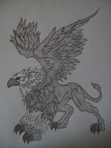 here it is by popular demand i have drawn a griffin!!!! 