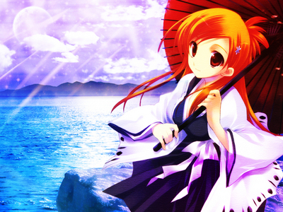 Especially the girl's outfit^^

Orihime looks really pretty in this one.