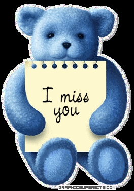See, I told you I'd miss you! ♥