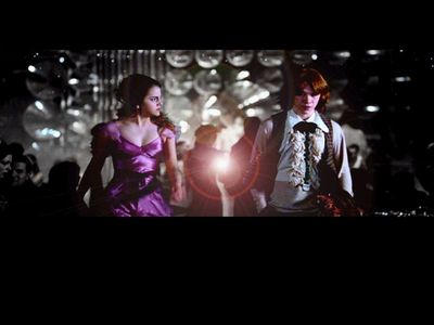  Sorry for not that great quality, but it was sooo hard to find just Ron and Hermione at the Yule Ball