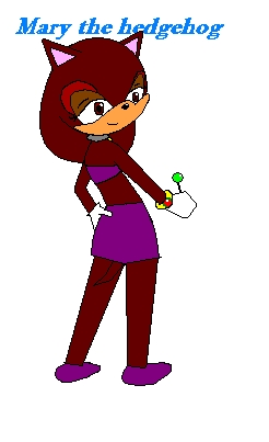  Characture sheet name:Mary age:13 gender:female race:reddish brown hedgehog neutral speci