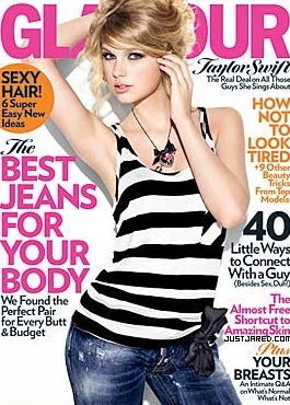 Sexy Taylor Swift is the new cover girl for the latest issue of Glamour Magazine (August 2009). The c