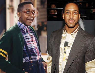 It took a few minutes but I'll be darned if isn't Steve Urkel (Jaleel White) and damned if he can't s