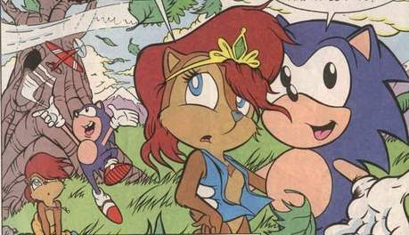  wow.... Sally Acorn actually came first, not Amy Sonic CD, when Amy first appeared, came out in Amer