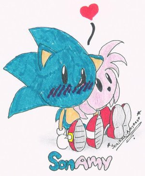  Ok it started like this, They ware'nt they're normal ages, Amy was like close to 17 and Sonic was clo