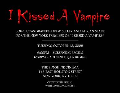  hallo guys- There’s going to be a live event with the stars of I Kissed a Vampire! u can kom bij Luca