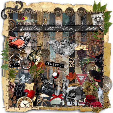 For those who are interested in scrapbookoing: I have free "Waiting for New Moon" kit on my blog: hon