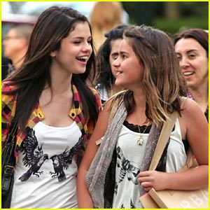 The 16-year-old Ramona and Beezus actress laughs with Makena Lautner, Taylor’s lil’ sis, as they 