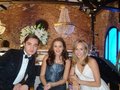 Ed, Leighton, Nastia Liukin on set - gossip-girl photo