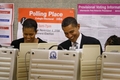 Barack and Michelle Vote - barack-obama photo