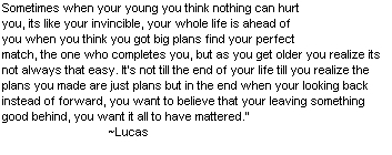 Lucas Quote