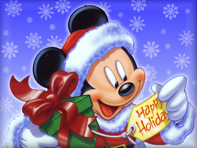 Mickey Mouse Christmas  Christmas Wallpaper 2735425  Fanpop