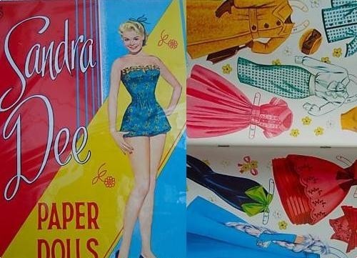  Sandra Dee Vintage 1960s Paper Doll Book