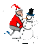 Santa Claus (animated) ... Christmas 2008 - christmas icon