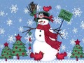 christmas - Snowmen wallpaper