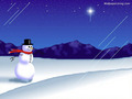 Snowmen - christmas wallpaper