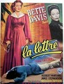 The Letter Movie 1940 Belgium Poster  - classic-movies photo