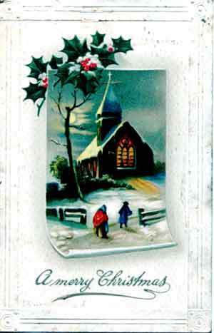  Vintage বড়দিন Card (Christmas 2008)