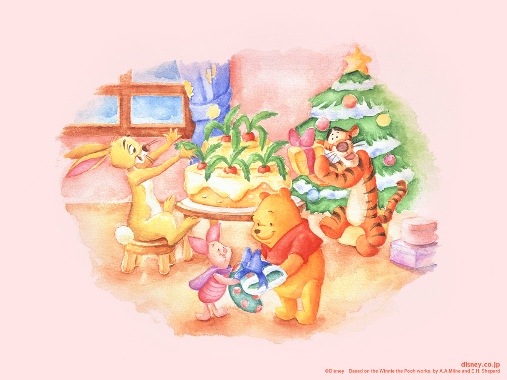 Immagini Natalizie Winnie The Pooh.Winnie The Pooh Natale Natale Wallpaper 2735488 Fanpop