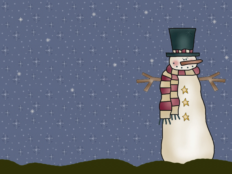 animated christmas wallpapers. Animated Snowman w#39;paper