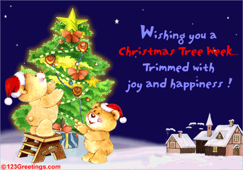  圣诞节 树 - animated (Christmas 2008)