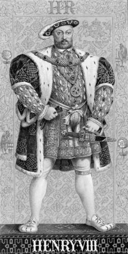  Etching of Henry VIII