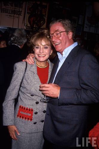  Michael Caine and Barbara Walters