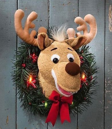  Reindeer krisimasi Wreath (Christmas 2008)