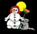 Snowman - animated  (Christmas 2008) - christmas icon
