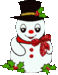 Snowman - animated  (Christmas 2008) - christmas icon