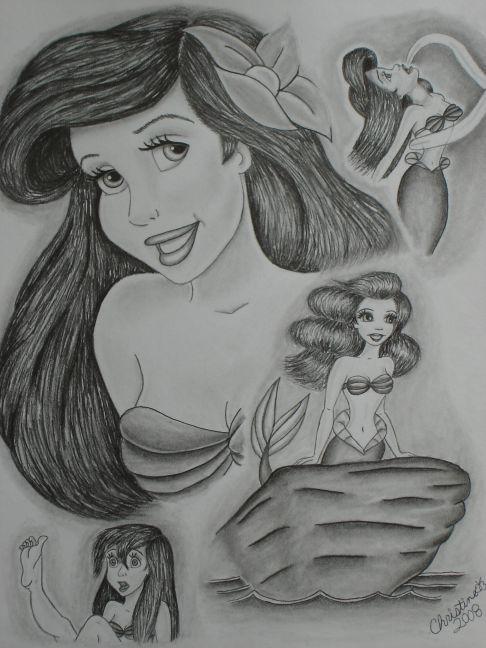 Ariel-drawing-the-little-mermaid-2901037-486-648