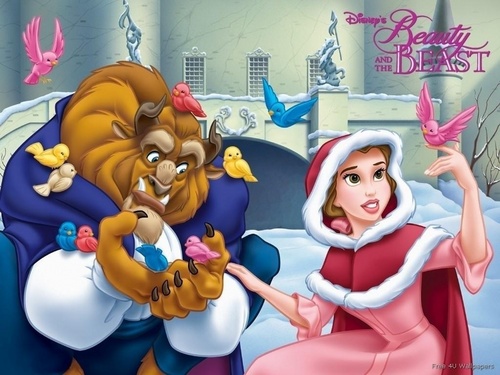 Beauty And Her Beast At Christmas