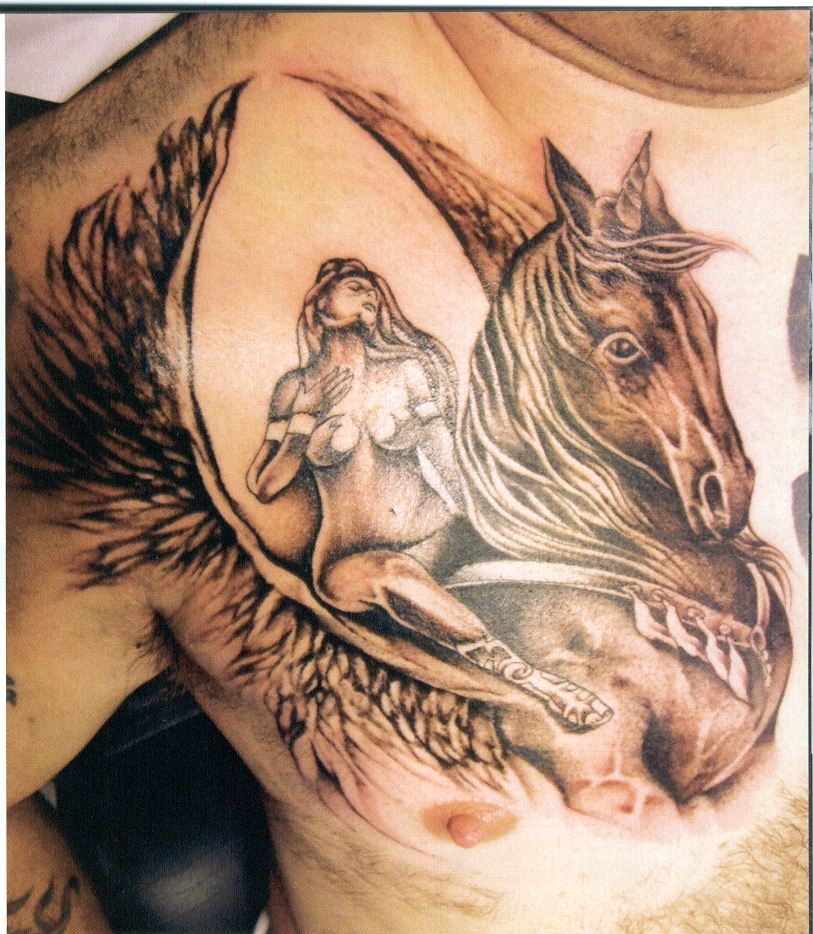 Girl on horse - Tattoos 813x934