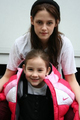 Kristen w/ Catherine [young Bella in the movie] - twilight-series photo