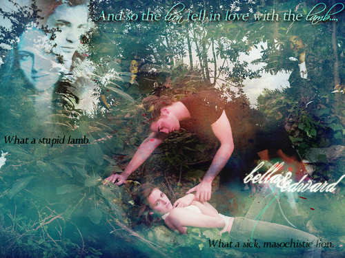  Twlight - Edward&Bella in the medow
