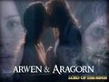 Aragorn and Arwen - lord-of-the-rings wallpaper