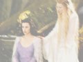 lord-of-the-rings - Arwen and Galadriel wallpaper