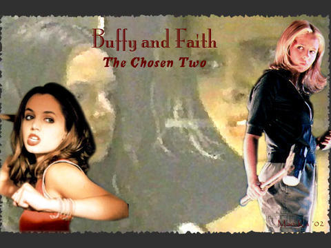  Buffy and Faith (: