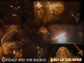 lord-of-the-rings - Gandalf and the Balrog wallpaper
