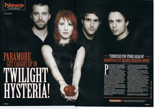  Paramore in Kerrang