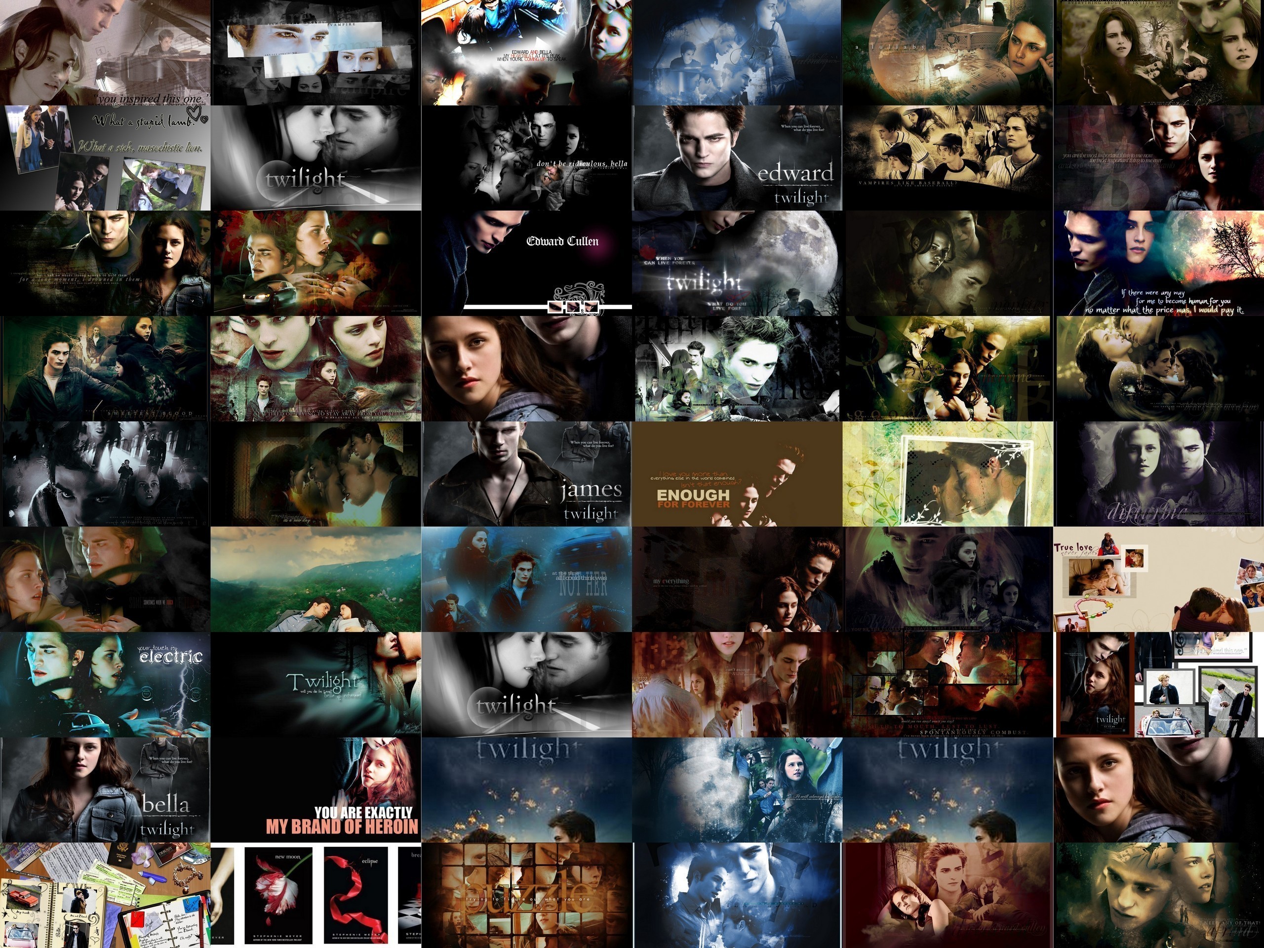 Twilight Collage Pictures