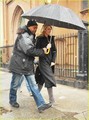 Blake On Set - at Le Petite Oeuf cafe in Brooklyn - gossip-girl photo